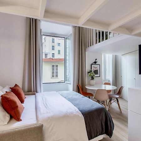 Suede Promenade Duplex Apartment At 1 Min From The Sea 2 Bathrooms Nice Eksteriør billede